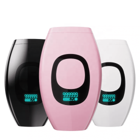 999999 Flashes LCD Painless Laser Epilator Women Shaver Permanent IPL Hair Removal For Body Face Bikini Underarm Photoepilator - black color - US Plug