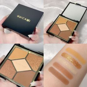 Multi Cube Palette 5 Colors,Eye Shadow Palette for Daily makeup - Style 2