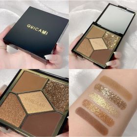Multi Cube Palette 5 Colors,Eye Shadow Palette for Daily makeup - Style 3