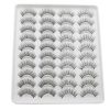 20 Pairs Mink Lashes Natural False Eyelashes Dramatic Volume Fake Lashes Soft Thick Long Eyelashes Wispy Makeup Extension 2022 - YP203