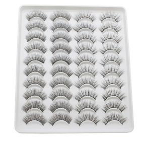20 Pairs Mink Lashes Natural False Eyelashes Dramatic Volume Fake Lashes Soft Thick Long Eyelashes Wispy Makeup Extension 2022 - YP203