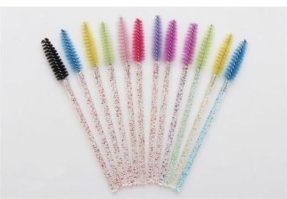 Crystal Nylon Bristle Mascara Brush Portable Makeup Tool Brush - 1