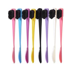 Multi Color 2 Head Edge Eyebrow Brush Decoration Styling Tool Brushes - 1