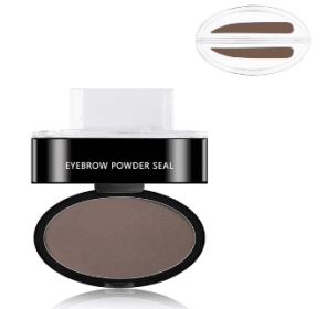 Eyebrow Powder Stamp Tint Stencil Kit Cosmetics Professional Makeup Waterproof Eye Brow Stamp Lift Eyebrow Enhancers Stencil Kit - Light brown - Strai