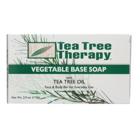 Tea Tree Therapy Vegetable Base Soap with Tea Tree Oil - 3.9 oz - 0676882