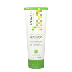 Andalou Naturals Body Lotion - Citrus Verbena Uplifting - 8 fl oz - 1599695