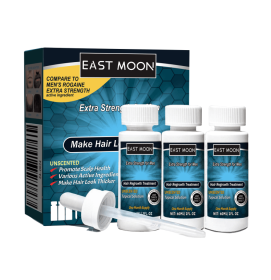 PS01-60-3   EAST MOON Men's Hair Growth Liquid (Hair Growth Liquid) 60ml (2 oz) *3pc Hair nutrition care, hair loss prevention