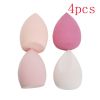Different Sizes Makeup Sponge Dry&amp;Wet Use Cosmetic Puff Sponge maquiagem Foundation Powder Blush Beauty Tools with Storage Box - Pink