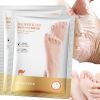 Kameel Melk Voet Masker AloâˆšÂ´ Vera Peeling Voeten Masker Exfoliating Sok Scrub Voor Pedicure Anti Crack Verwijderen Dode Huid Voet patch Care - Green