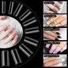 French Fake Nails Transparent Color (500pcs) - default