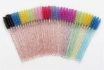 Crystal Nylon Bristle Mascara Brush Portable Makeup Tool Brush - 1