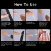 French Fake Nails Transparent Color (500pcs) - default