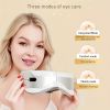 JY001 Eye Massage Instrument; Hot Compress Massage To Relieve Eye Fatigue; Dry Eyes; High Pain; Hot Compress Eye Mask - Silvery
