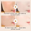 No.55 magic foundation brush petal seamless makeup brush single soft hair with storage box beauty tools - Black