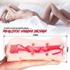 Realistic Male Masturbator for Blowjob Face Design Oral Sex Toy Pocket Pussy