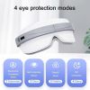 Eye Massager With Heat; BT Music Heated Eyes 1 Massager For Migraines; Relax And Reduce Eye Strain - Off-white
