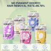 WUWUVISTA Waxing Kit 19 items, Hair Removal Hard Wax Kit with Wax Machine&Wax Beans for Face/Brazilian/Full Body/Bikini/Sensitive Skin