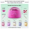 WUWUVISTA Waxing Kit 19 items, Hair Removal Hard Wax Kit with Wax Machine&Wax Beans for Face/Brazilian/Full Body/Bikini/Sensitive Skin